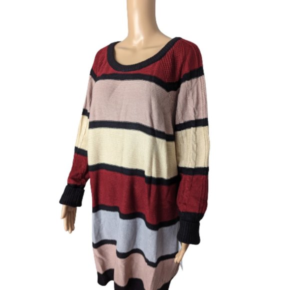 LuLaRoe Lauren Sweater Dress 3X - Picture 4 of 8